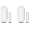 XNH Confezione da 2 sensori per porte e finestre, 315/433/868 MHz/sensori di ingresso compatibili A103F A105F A107F A108F A109F A01F A02F A519W con sistemi di sicurezza domestica