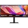 LG 34U650A-B Monitor IPS curvo UltraWide 21:9 WQHD da 34 con porta USB-C all-in-one
