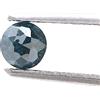 NATURAL ROSE CUT DIAMONDS Diamante Naturale Reale 0.28 Carati Blu, Taglio Tondo, 1 Pz