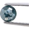 Sparkling Fancy Diamonds Diamante Naturale Blu Scuro Taglio Portoghese, Forma Rotonda 0,25 Ct