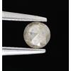 NATURAL ROSE CUT DIAMONDS Diamante Naturale Tondo 0,24ct Grigio-Giallo Fancy I3 Non Trattato 1 Pezzo