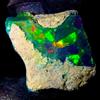 OPAL EMPIRE Etiope fire opal , Naturale gemstone, 9.5 KT Black rough 17x13 MM Crudo