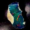 Opal Empire Naturale Fuoco opal raw, opal rough , Etiope Nero opal gemstone 8 KT 16x11 MM