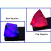 800 CT Naturale Rosa e Blu Zaffiro Gemme Lucidato Grezzo Paio AD750 Bumper Saldi