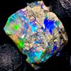 OPAL EMPIRE Pietra Preziosa Fire Opal Grezza Etiopica Nera Naturale 7,70 ct 16x14 mm