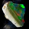 OPAL EMPIRE Opale Nero Ethiopian Opal Grezzo Naturale Fire Opal 7.95Ct 18X13mm