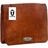 Handmade Marrone pelle Vintage Uomo Laptop Comodo Spalla Borsa a Tracolla
