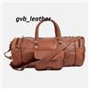 Fatto a mano Handmade Borsa Da Viaggio In Pelle Vera Uomo Duffel Weekender Media 20X8X8