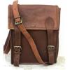 Fatto a mano Pelle Messenger Laptop Bag Qualità Sdrucito Borsa Ventiquattrore da Uomo e Donna