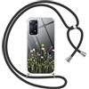 Yoedge Cover con Cordino per Xiaomi Redmi Note 11 Pro（4G/5G） 2022 6,67, Trasparente Disegni Fiori Custodia con Collana Tracolla Laccio Collo, Sottile TPU Silicone + PC Case per Redmi Note 11 Pro,02