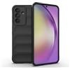 RankOne Custodia in Silicone Liquido Airbag per Samsung Galaxy A36 5G (6.7 Inches) - Nero