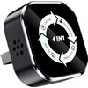 MZU Adattatore Wireless CarPlay 4-in-1 - Da Cablato a Wireless per CarPlay e Android Auto, con MirrorLink e AirPlay Specchio, compatibile per iPhone e Android (Nero-Bianco)