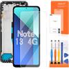 AGCUT Schermo LCD OLED per Redmi Note 13 4G Display LCD per Xiaomi Redmi Note 13 4G 23129RAA4G 23124RA7EO 6,67 Pollici Schermo di Ricambio Digitalizer Touch Screen Assemblea con Strumenti, Nero con