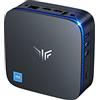 NiPoGi Pinova P1 Mini PC ΑΜD 3250U(Max 3.5GHz, 2C/4T, Migliore di 3200U/N100),8GB DDR4 256GB SSD Mini Desktop Computer, Triplo Display DP1.4+HDMI2.0+Type-C/WiFi 5/BT 4.2 Radeon Graphics W11 Pro