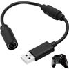 BaiWeiDun Cavo USB breakaway compatibile per Logitech G920 G923 G27 G29, Ferrari 458 Spider Racing Wheel Cord, Guitar Hero, Xbox USB Plug (nero)