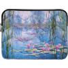 RPLIFE Claude Monet - Custodia per computer portatile da 13, impermeabile, da donna, motivo: ninfee e salici