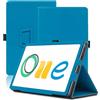 Envibe Custodia per Wacom One 13 Touch 13.3 Pollici, Cover Tablet Wacom One 13 Touch, Copertura Protettiva Pieghevole con Supporto per Matita e Cinturino da Polso, Protezione Completa. (Azzurro)