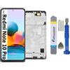 It'Go Full INCELL Display per Xiaomi Redmi Note 10 Pro LCD Schermo di Ricambio Touch Screen con Strumento Nero con Telaio di Alta Qualità
