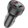 Generic Caricabatteria da auto retrattile, adattatore per caricabatterie da auto sicuro, caricabatterie da auto per telefoni cellulari e tablet