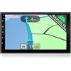 YUNTX Android 14 Doppio Din Autoradio - GPS 2 Din - Telecamera Posteriore Gratuiti - 7 Pollice - Supporto DAB + / Controllo del volante / 4G / WiFi/Bluetooth/Mirrorlink/Carplay/USB/SD
