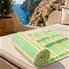 PETTI Artigiani Italiani - Telo Mare Microfibra, Asciugamano Mare o Piscina, Telo per Lettino Spiaggia, Grande 90x180 cm, Millerighe 08