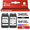 ColorKing PG-540XL CL-541XL Cartucce 540XL 541XL Multipack Compatibile per Cartucce Canon 540 541 XL per Canon Pixma MG3650s TS5150 TS5151 MG3600 MG3650 MG4250 MX475 MX515 (1 Nero, 1 Tricolore)