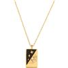 GAMIRA Ciondolo con carte dei Tarocchi smaltato Collane simboliche di tarocchi colorati Amuleto di divinazione astrologica per donne (One Size,P)