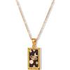 GAMIRA Ciondolo con carte dei Tarocchi smaltato Collane simboliche di tarocchi colorati Amuleto di divinazione astrologica per donne (One Size,B)