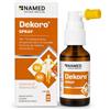 NAMED DeKoro Spray 20 ml | Integratore Vitamina D3 K2 MK7, Vitamina D3 e K2 ad Assorbimento Oromucosale | Supporto Ossa, Muscoli e Sistema Immunitario | Senza Glutine