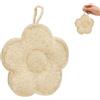HAOXYO Spugna Luffa Naturale per Piatti e Doccia, Spugna di Luffa Morbida ed Esfoliante, Leggera e Asciugatura Rapida per Viaggio