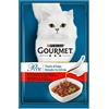 Gourmet Perle Trionfo di Salsa Cibo Gatti Umido con Manzo, 85 Gr
