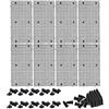 MEIRRAI Divisori per Acquario, 8 PCS Griglia Divisoria in Plastica 30 x 15 cm