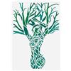 FINGERINSPIRE Pittura Albero della Vita Stencil 21x29.7 cm Carattere Spruzzare Minimalista Donna Dea Albero In Forma Umana