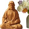 TQEBWUS Statua di Gesù Cristo - Meditazione Gesù Statue Sacre - Figure cattoliche - Statua di Gesù, scultura, statuetta da 15 cm, decorazione per la casa, decorazione della chiesa per feste,