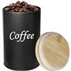 TXHKNX Barattolo Ermetico Caffè, Contenitori per Caffè in Polvere Ermetici, Contenitore per Cialde Caffè, Barattoli Sale Zucchero Caffè, Scatola con Coperchio, Protezione Umidità e Aroma, 9,5 x 14,3 cm