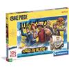 Clementoni | Puzzle Super One Piece per Bambini 6 Anni+ | 104 Pezzi | Dimensioni 48,5 x 33,5 cm | Sviluppo logico e manuale | Attività senza schermo | Idea Regalo Bambino