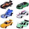 Majorette - Auto giocattolo Porsche (1 auto) con biglietto da collezione - Miniatura premium (set di 6 assortiti, scelta casuale), 7,5 cm, per bambini dai 3 anni