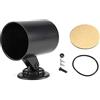 Akozon porta manometro 52mm + portastrumenti 52 Staffa indicatore cruscotto universale 2 pollici 52 mm Staffa di montaggio a foro Accessorio di ricambio per montaggio cruscotto nero