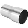 Qiilu Connettore per Tubo di Scarico, Connettore per Tubo di Scarico Universale in Acciaio Inossidabile Riduttore Adattatore per Tubo Parte Modificata (63-76 MM)