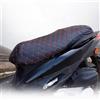 Marchfunny Copri sedile per moto e scooter, in pelle 3D flessibile e istruzioni di facile manutenzione (XXL)