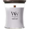 WoodWick Candela profumata Hourglass media con stoppino crepitante | Lavender & Cedar | Durata della fragranza: fino a 60 ore