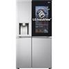 LG GSXV80PZLE Frigorifero Americano Side by Side InstaView Total No Frost con Congelatore, 635 L, Door Cooling, Linear Cooling, Compressore Lineare Inverter - Frigo Smart con Wi-Fi e Freezer