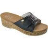 Scholl - Blue Navy Wappy Sandalo Memory Cushion 38 Confezione 1 Paio