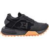 ELHANN.H La NSJ358 è Una Moderna Sneaker in Pelle, Pelle Scamosciata di Alta qualità e Mesh e Nylon., Nsj358n Black, 40 EU