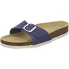 AFS-Schuhe 2112 Mules alla moda da donna in vera pelle, made in Germany, azzurro, 40 EU
