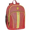 Franco Cosimo Panini FERRARI KIDS - Zaino Scuola Ufficiale Ferrari per Bambini, con 2 Ampi Spazi Centrali e 2 Tasche Frontali con Chiusura a Zip, Spallacci Regolabili e Imbottiti, Schienale Imbottito, 32x43Hx23 cm, Rosso
