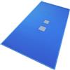 VOUNOT® Telone Rettangolare per Piscine 12 x 6 m, Telo di Copertura per Piscina in PE da 160 g/m² con Rete di Drenaggio Centrale Coperta Protezione, Blu-Grigio
