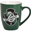 Elbenwald Harry Potter Tazza Logo di Serpeverde - Capacità 300 ml, Altezza 10 cm - Ceramica Verde