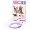 UEBER Srl COLLARE' COLLARE PER CANI E GATTI AD AZIONE PROFUMANTE ROSA CON OLIO DI NEEM