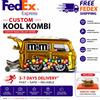 Hot Wheels Custom Made for fan Kool Kombi M&M RLC-Collectors Item...